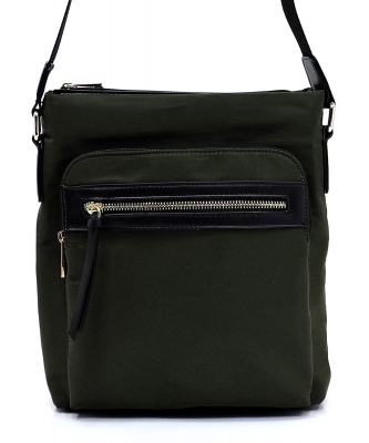 Nylon Crossbody Bag NP2692 OLIVE